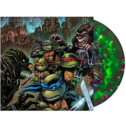 Teenage Mutant Ninja Turtles II: The Secret Of The Ooze (Original Soundtrack) (Green Splatter Vinyl) (LP) - Joco Records