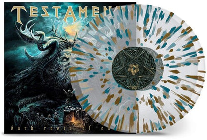 Testament - Dark Roots of Earth (Color Vinyl, Clear, Gold & Green Splatter, Gatefold LP Jacket) (2 LP) - Joco Records