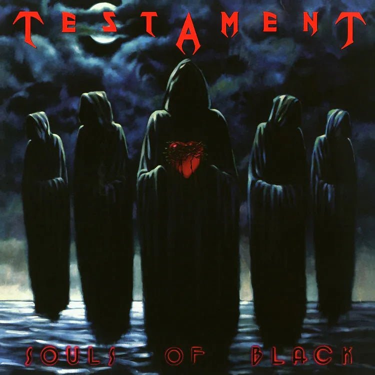 Testament - Souls Of Black (LP Sleeve) (Red Black Splatter) - Joco Records