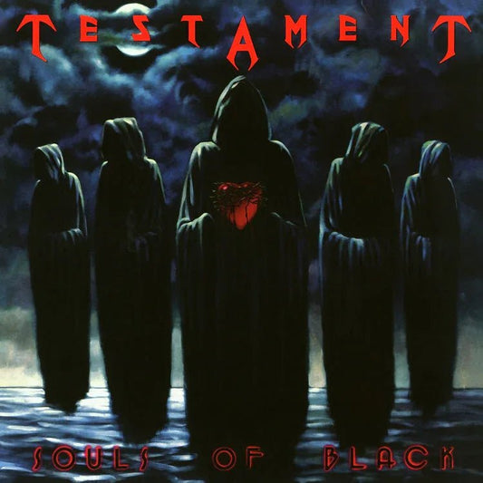 Testament - Souls Of Black (LP Sleeve) (Red Black Splatter) - Joco Records