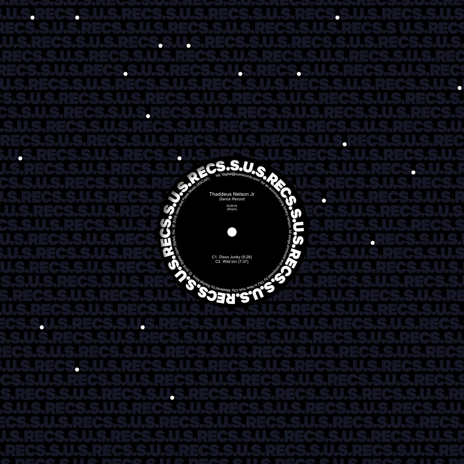 Thaddeus Jr. Nelson - Dance Record (12-Inch Vinyl) - Joco Records