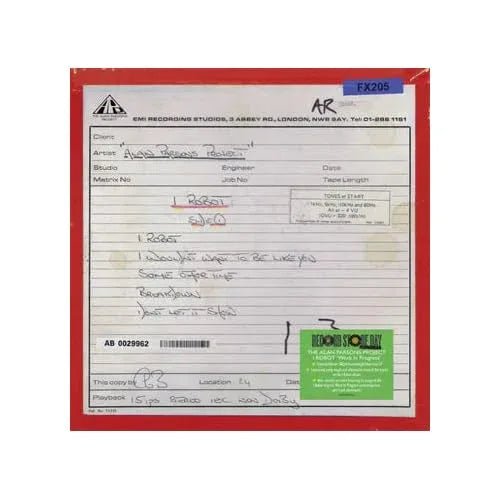 The Alan Parsons Project - I Robot "Work In Progress" (RSD Exclusive, Blue Vinyl) (LP) - Joco Records