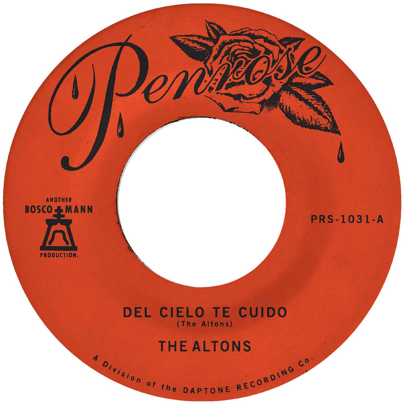The Altons - Del Cielo Te Cuido B/W Perdoname