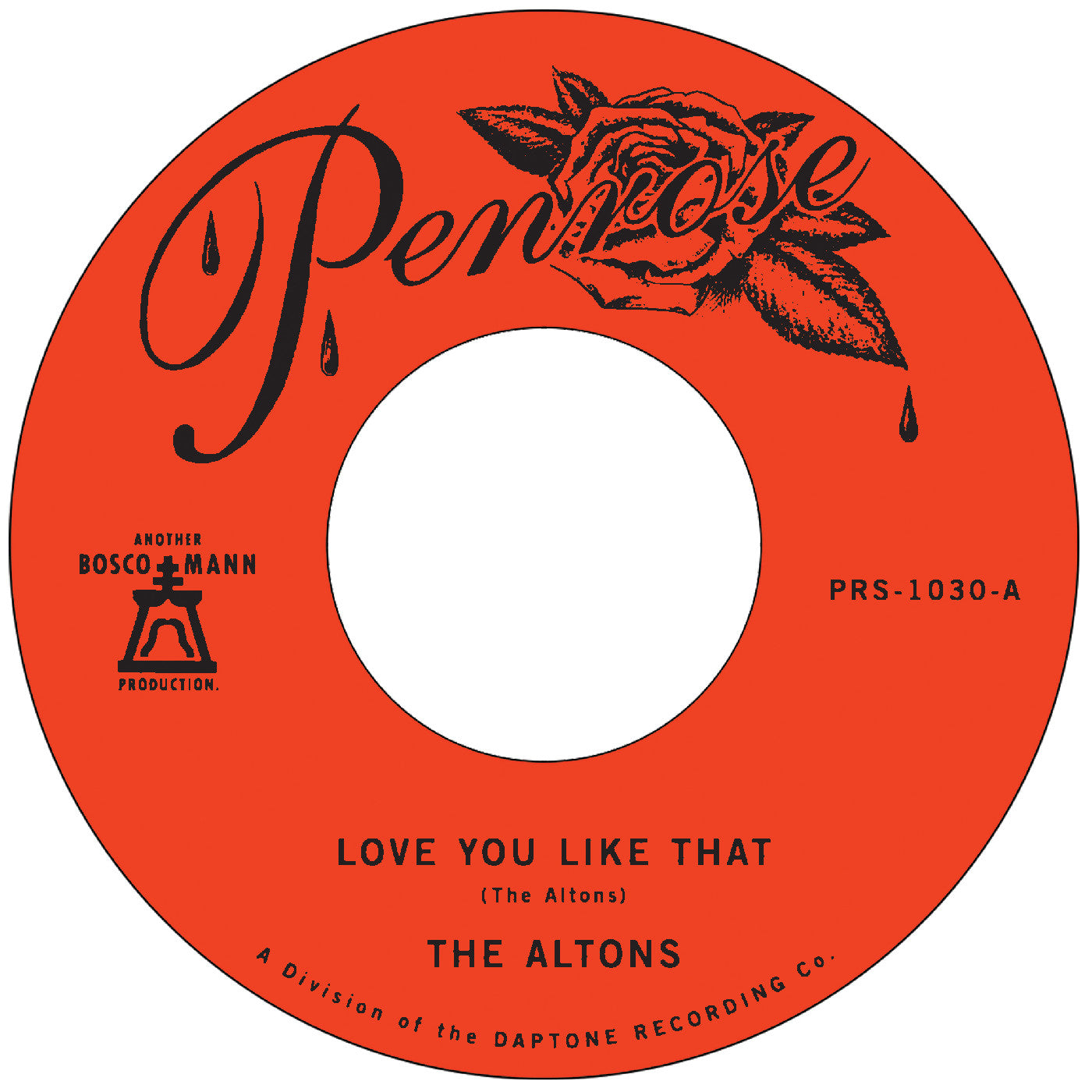 The Altons - Love You Like That B/W I Try I Try