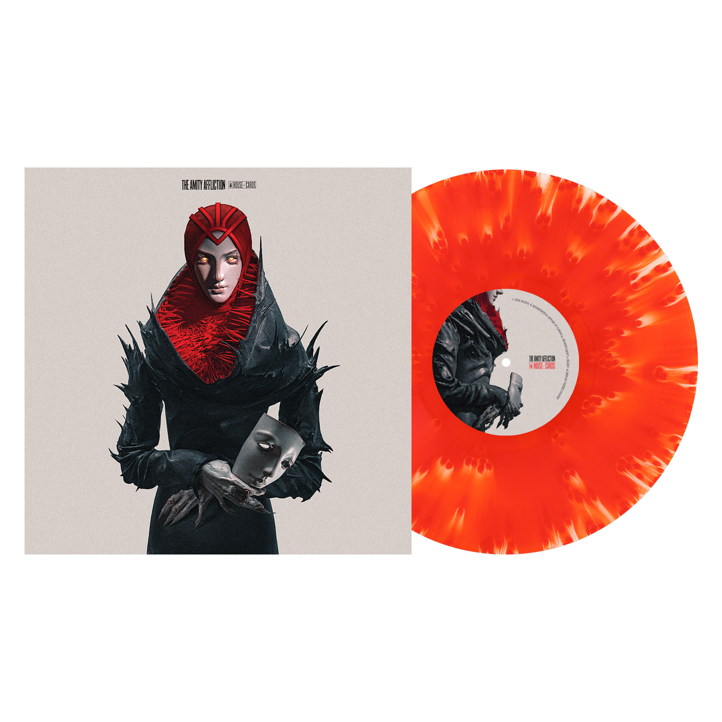 The Amity Affliction - House Of Cards (Indie Exclusive, White & Black Tri-Stripe Vinyl) (LP)