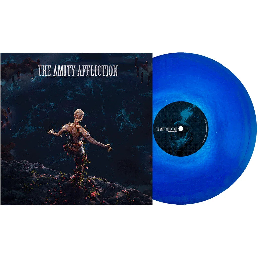 The Amity Affliction - Let The Ocean Take Me (Redux) (Indie Exclusive, White In Aqua Blue In Royal Blue Vinyl) (LP) - Joco Records