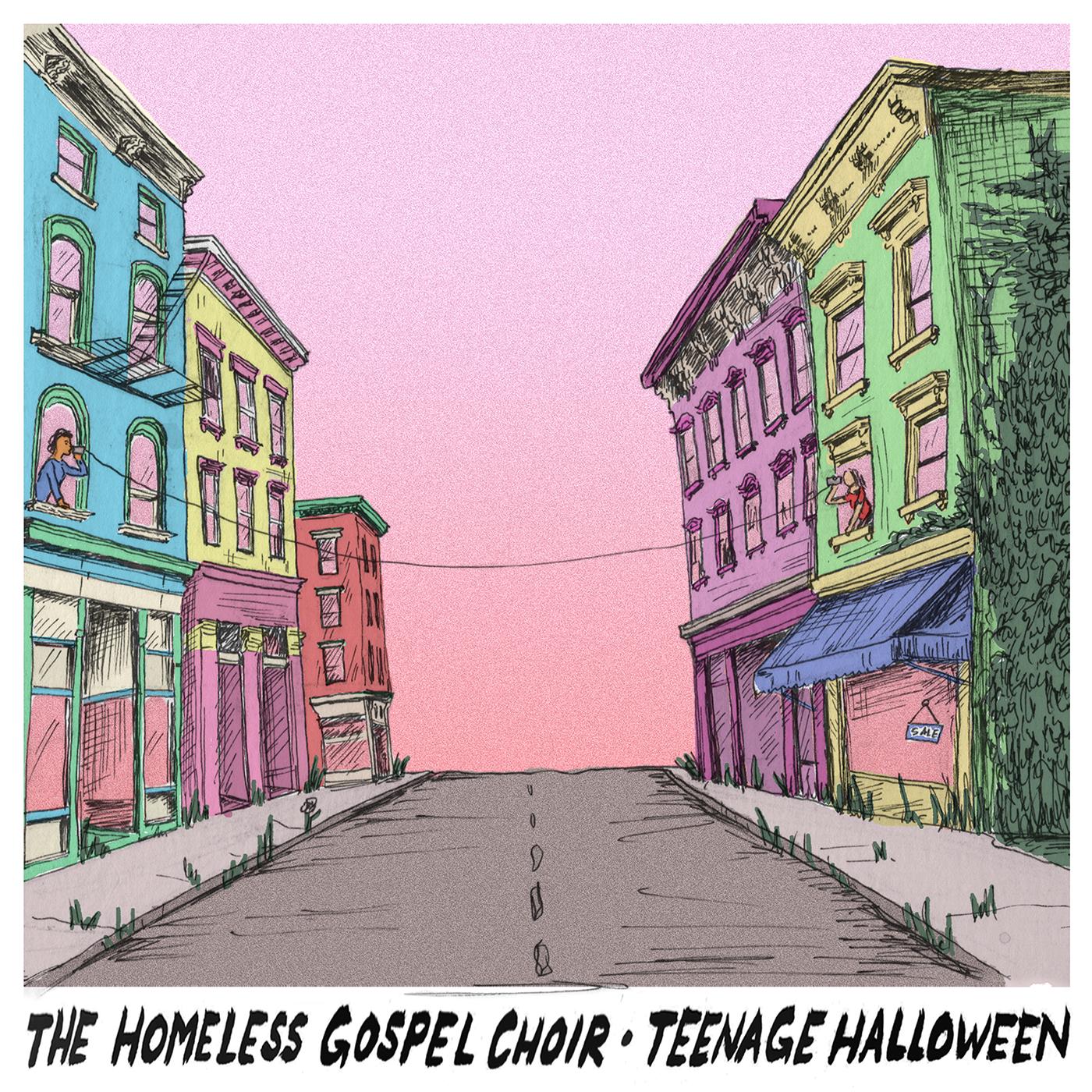 The And Teenage Halloween Homeless Gospel Choir - The Homeless Gospel Choir " Teenage Halloween (Opaque Yellow Vinyl) - Joco Records