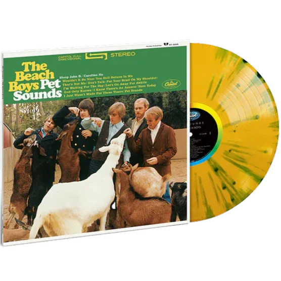 The Beach Boys - Pet Sounds (Limited Edition, Yellow & Green Splatter Vinyl) (LP) - Joco Records