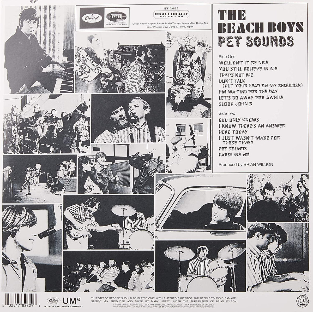 The Beach Boys - Pet Sounds (Stereo, 50th Anniversary Edition, Remastered, 180 Gram) (LP) - Joco Records