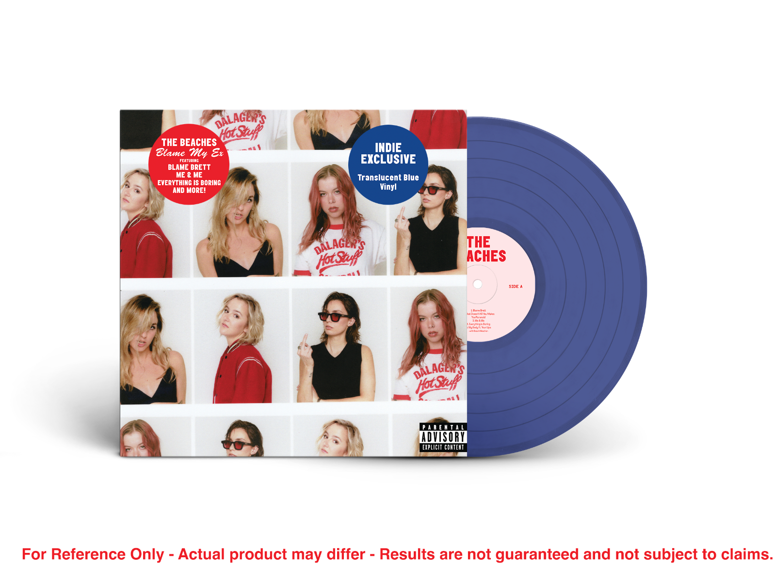 The Beaches - Blame My Ex (Indie Exclusive, Transparent Blue) (Vinyl) - Joco Records