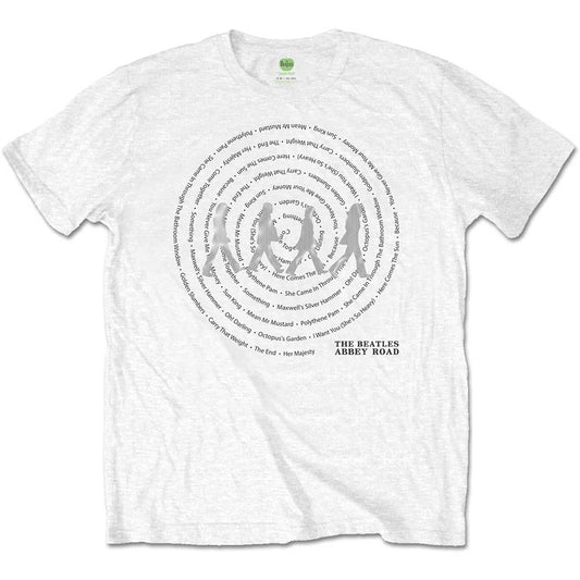 The Beatles - Abbey Road Songs Swirl (T-Shirt) - Joco Records