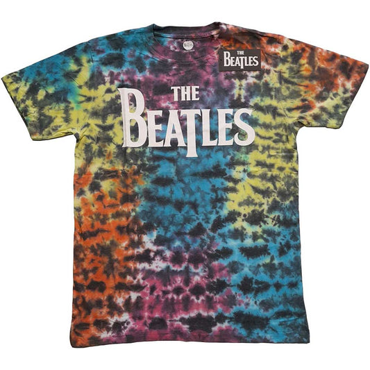 The Beatles - Drop T Logo - Color Design (T-Shirt)