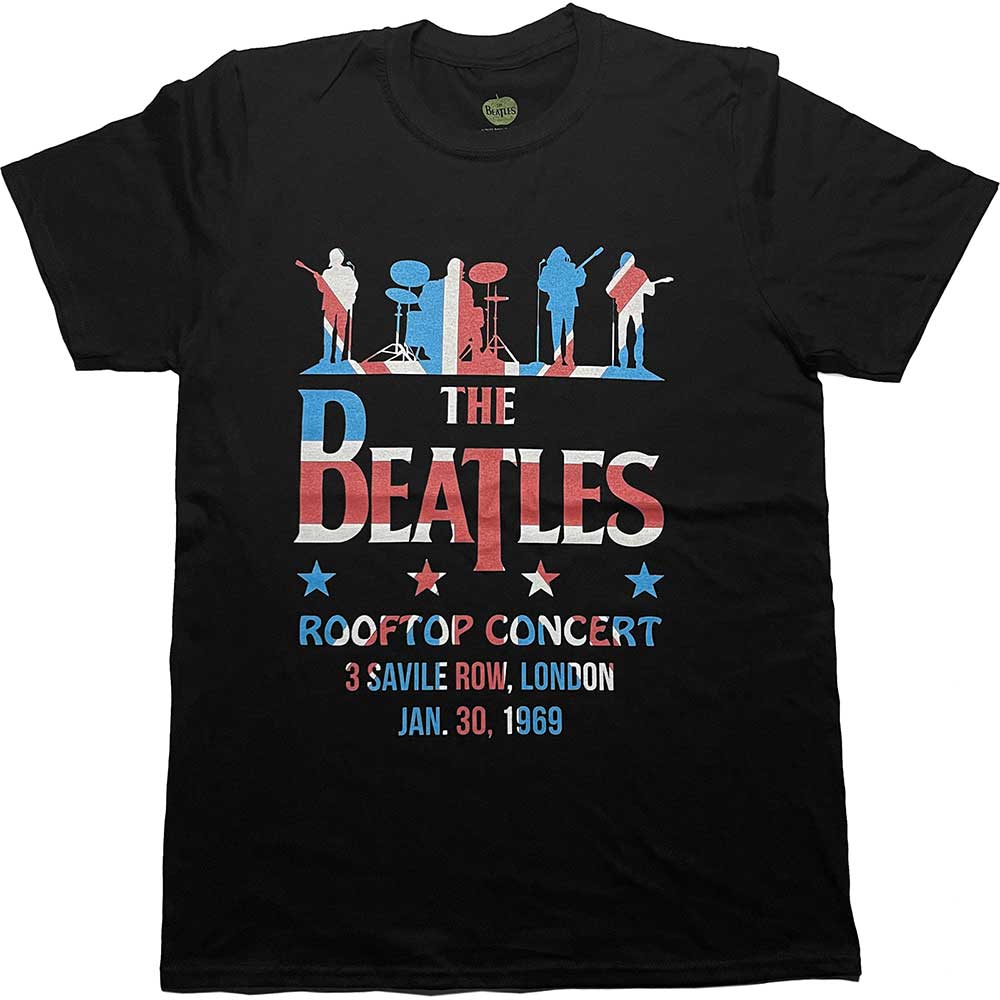 The Beatles - Drop T Rooftop Flag (T-Shirt) - Joco Records