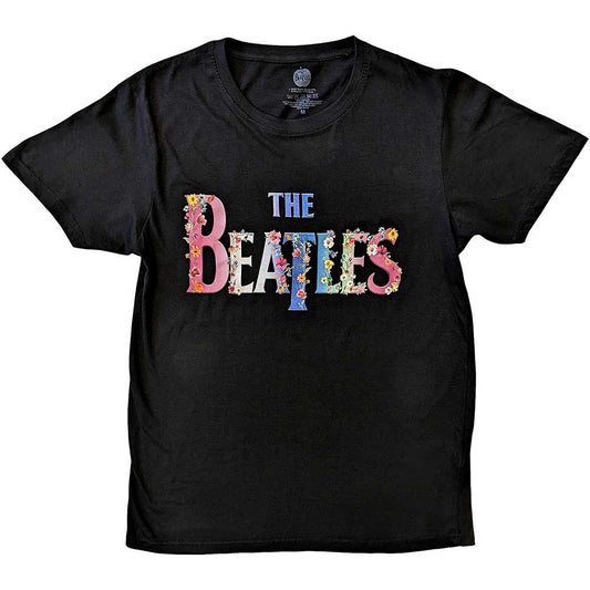 The Beatles - Floral Logo (T-Shirt) - Joco Records