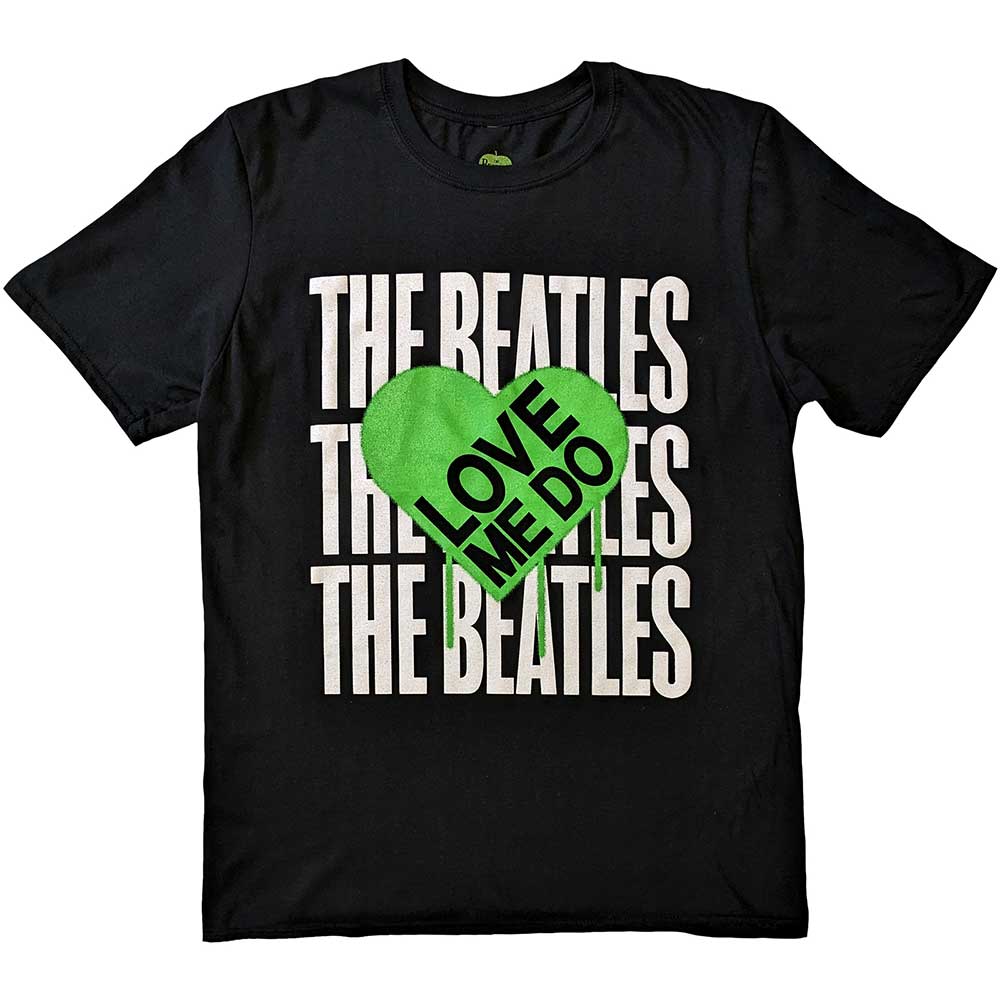 The Beatles - Love Me Do Graffiti Heart (T-Shirt) - Joco Records