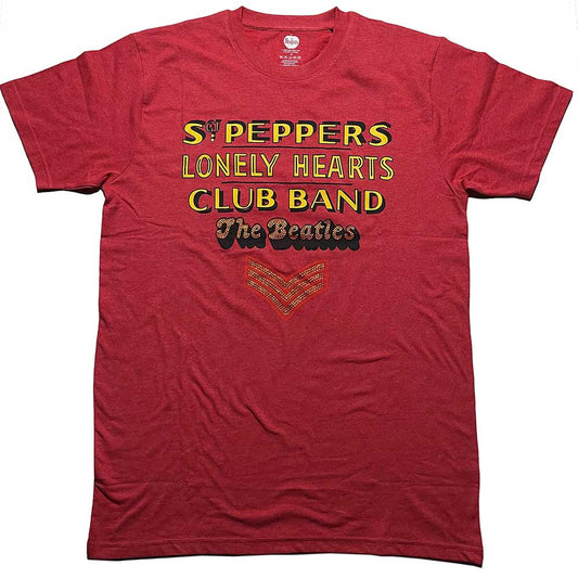 The Beatles - Sgt Pepper Stacked (T-Shirt) - Joco Records