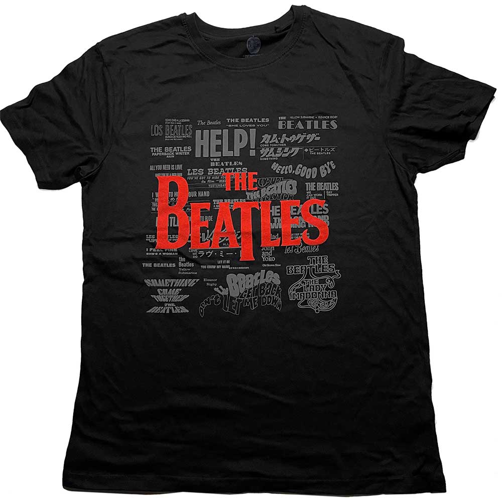 The Beatles - Titles & Logos Black
