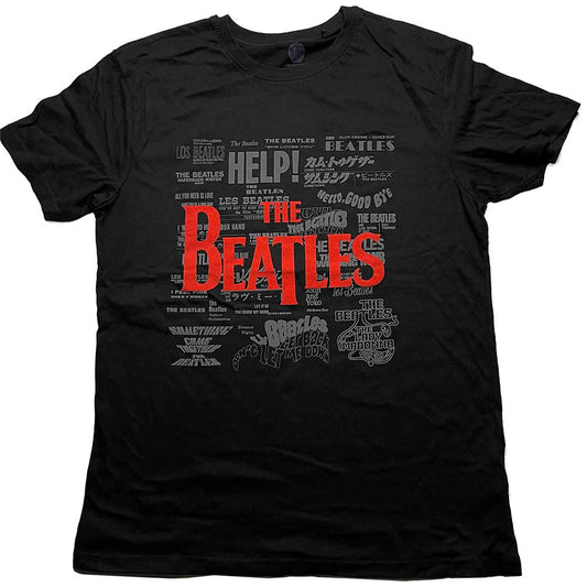 The Beatles - Titles & Logos (T-Shirt) - Joco Records