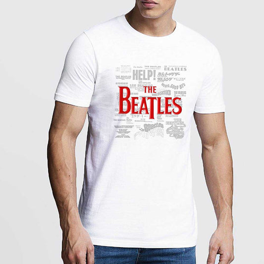 The Beatles - Titles & Logos (T-Shirt) - Joco Records
