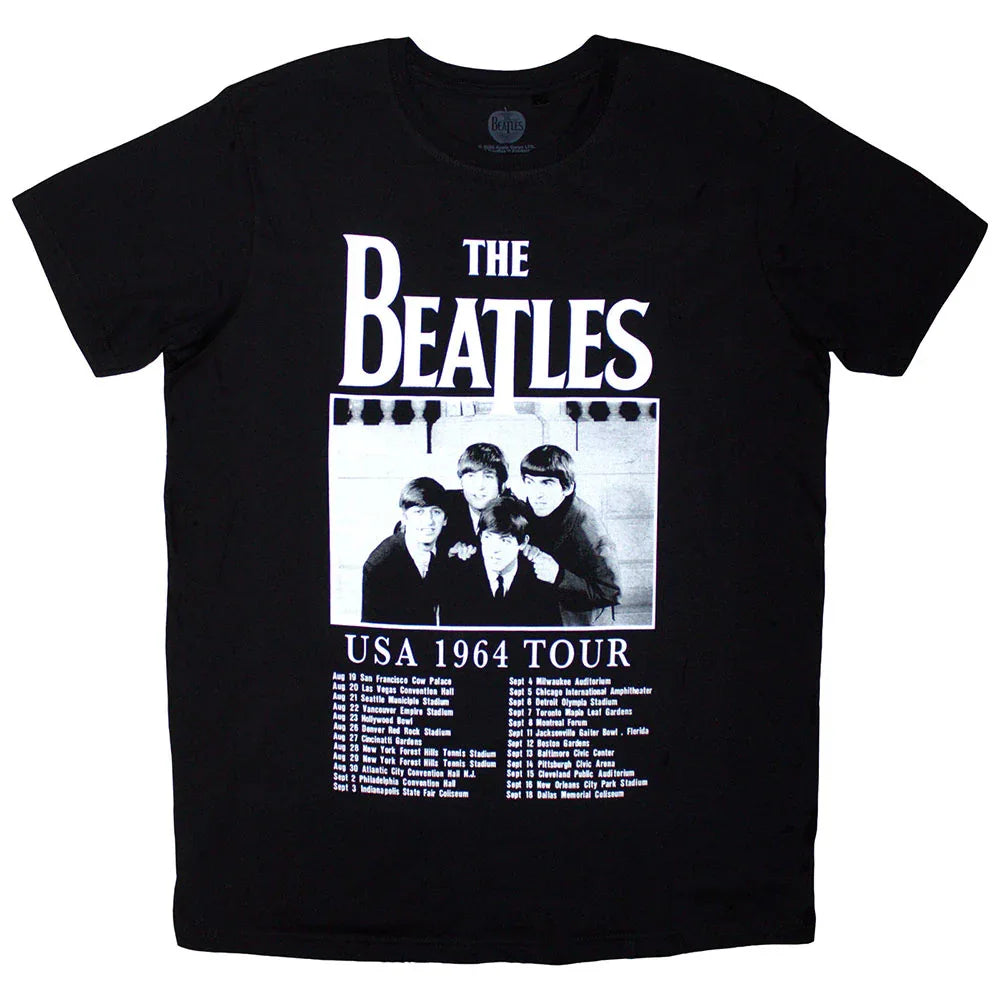 The Beatles - Tour '64 Dates Black