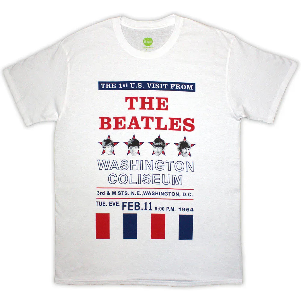 The Beatles - Washington '64 Stars & Stripes White