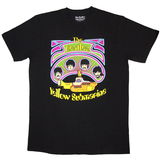 The Beatles - Yellow Submarine Heads in Circles v2 (T-Shirt)