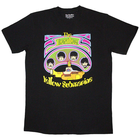 The Beatles - Yellow Submarine Heads in Circles v2 (T-Shirt) - Joco Records