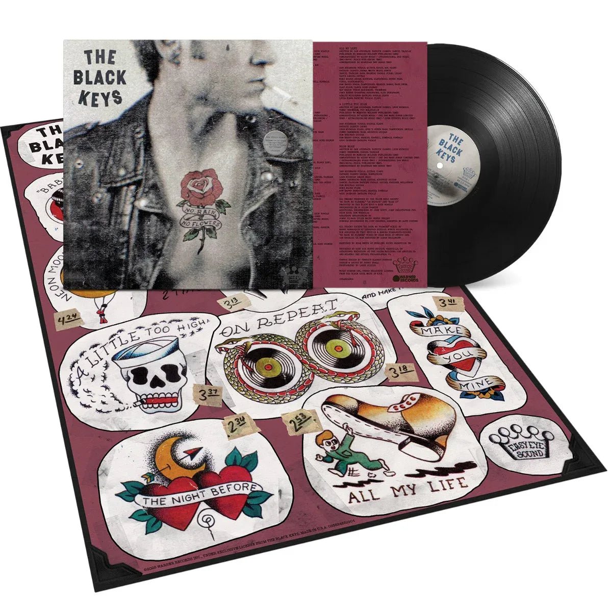 The Black Keys - No Rain, No Flowers (Black) (LP) - Joco Records