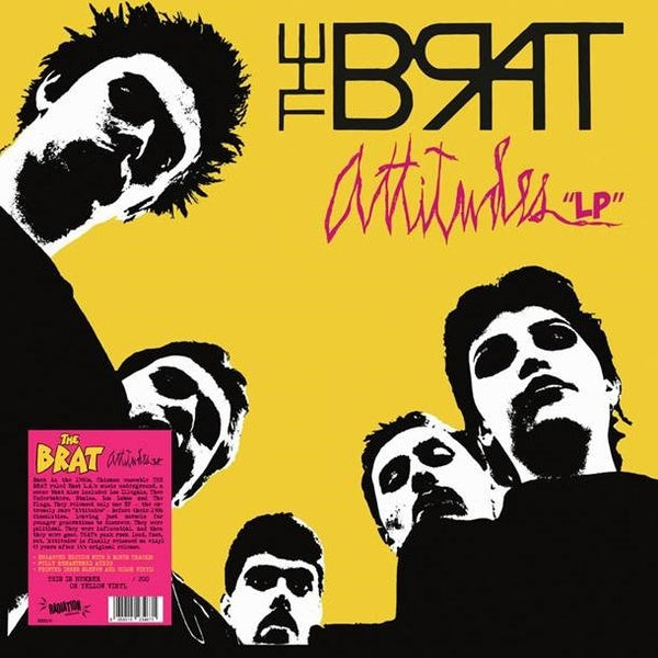THE BRAT - Attitudes LP (Yellow Vinyl)