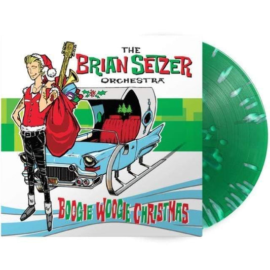 The Brian Setzer Orchestra - Boogie Woogie Christmas (Green Splatter vinyl) IMPORT (LP) - Joco Records