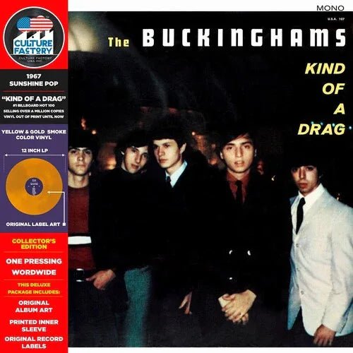 The Buckinghams - Kind of a Drag (Color Vinyl, Yellow & Gold) - Joco Records
