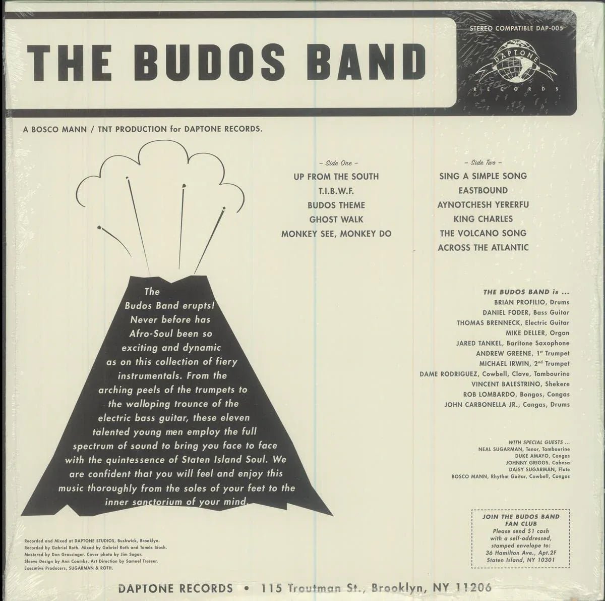 The Budos Band - The Budos Band (LP) - Joco Records