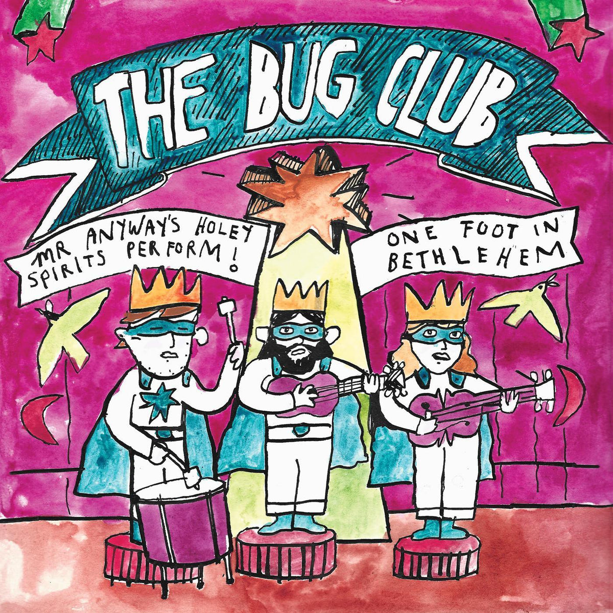 The Bug Club - Mr Anyway's Holey Spirits Perform! One Foot In Bethlehem (LP) - Joco Records