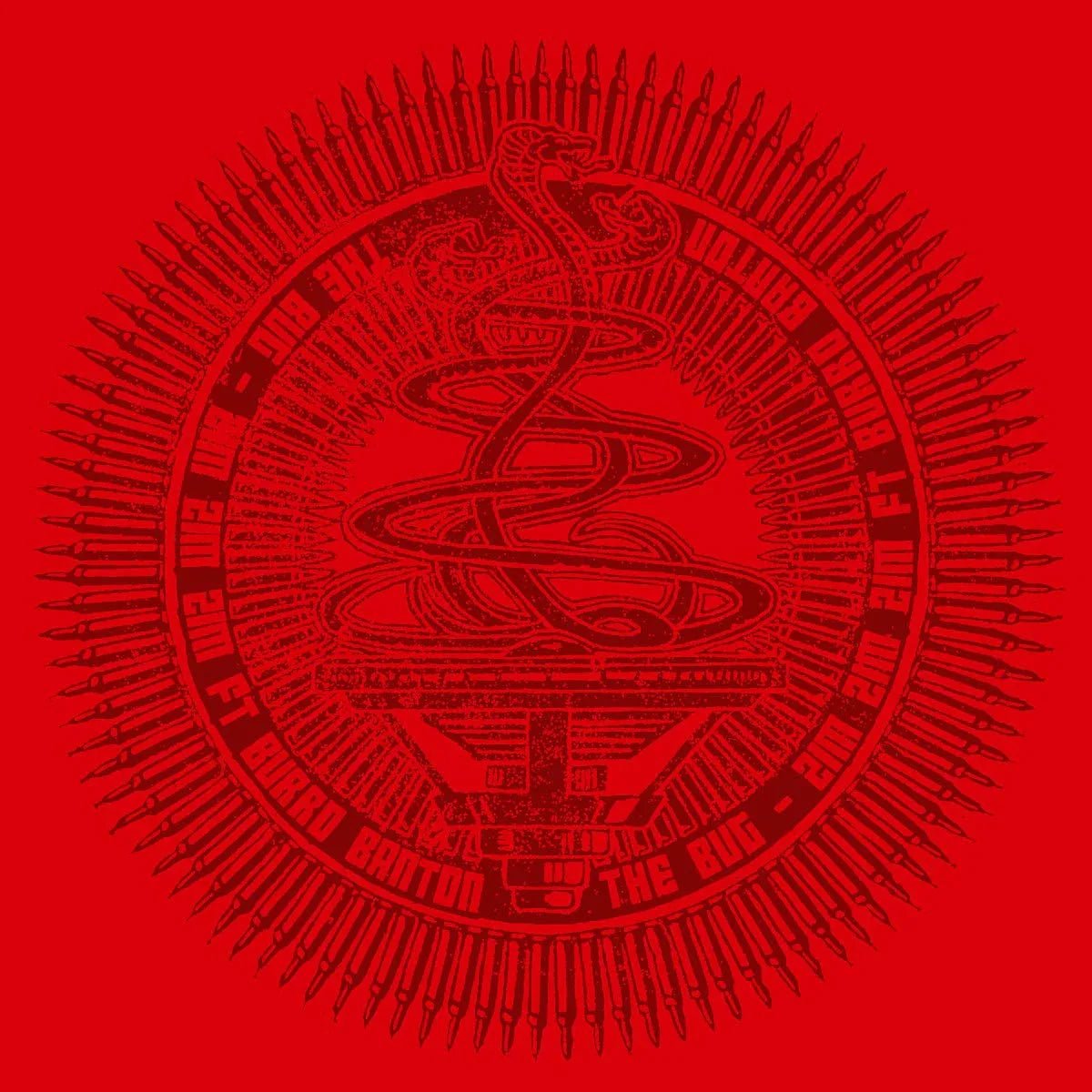 The Bug - Zim Zim Zim - (12-Inch Single) (Red Vinyl) (12-Inch Single) - Joco Records