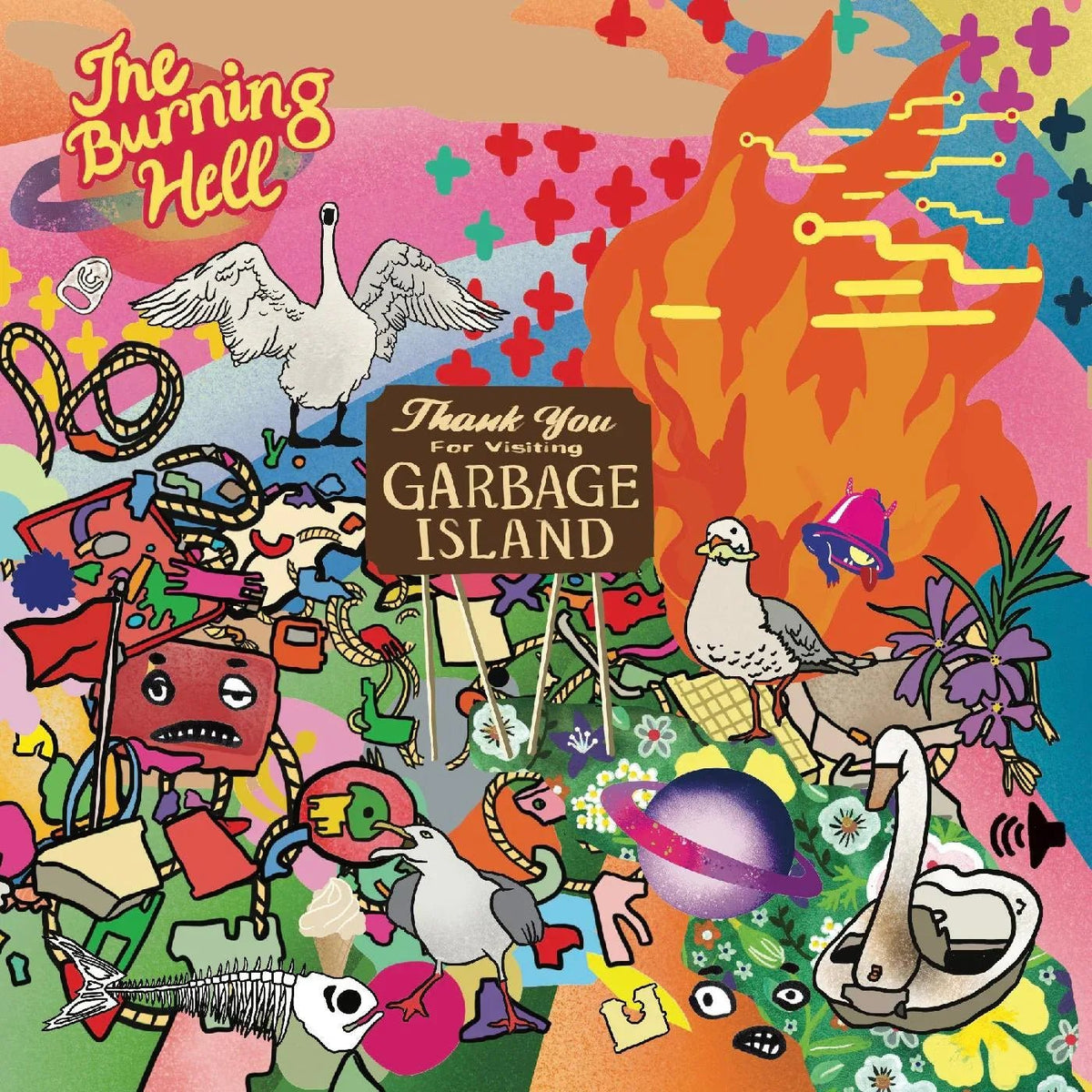 The Burning Hell - Garbage Island (Random Color Eco-Mix Vinyl) (LP) - Joco Records