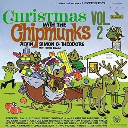 The Chipmunks - Christmas With The Chipmunks Vol. 2 (White Vinyl) - Joco Records