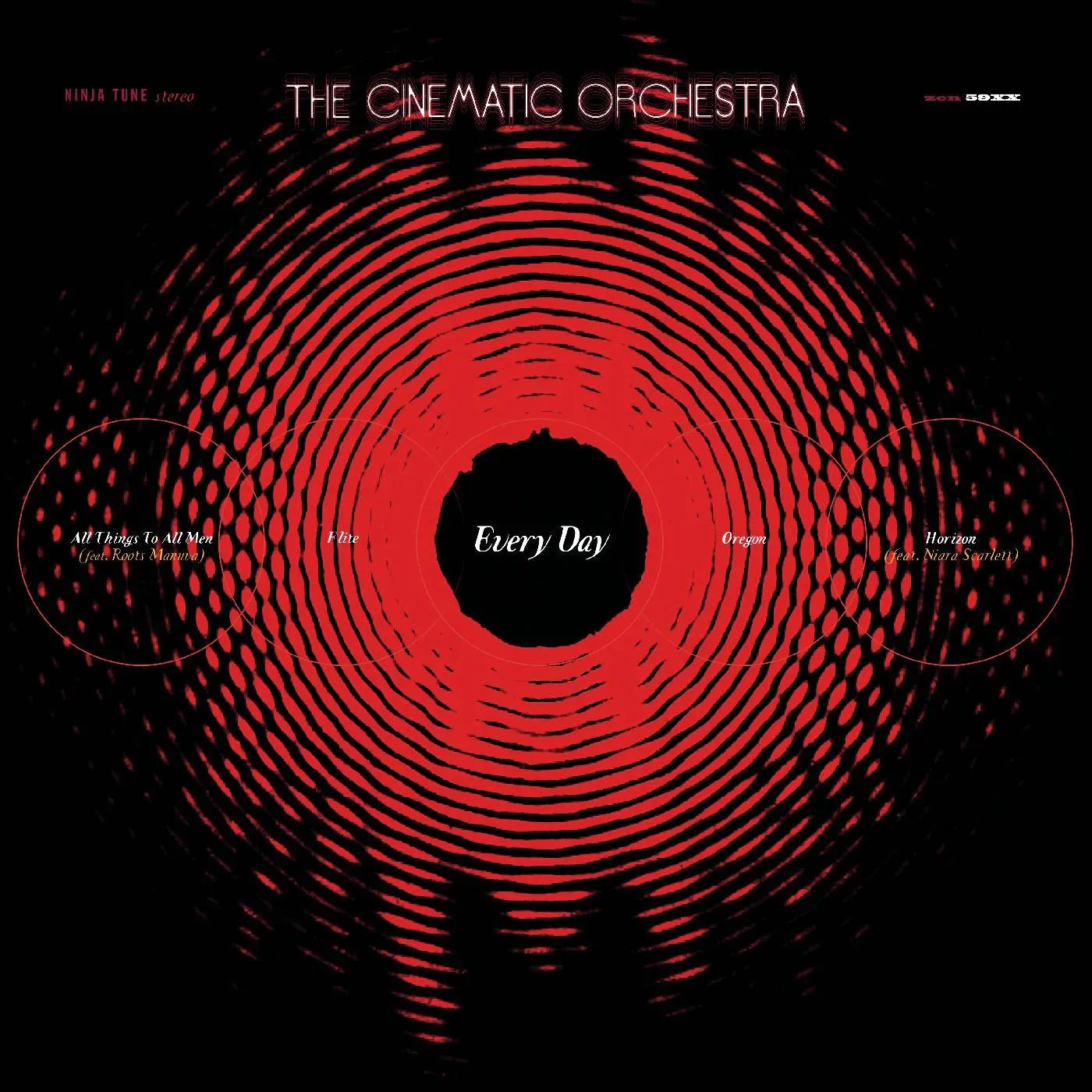 The Cinematic Orchestra - Every Day (20th Anniversary Edition) (Translucent Red Vinyl) (3 LP) - Joco Records