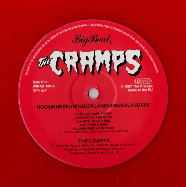 The Cramps - Rockinnreelininaucklandnewzealandxxx (Limited Import, Red Vinyl) (LP) - Joco Records