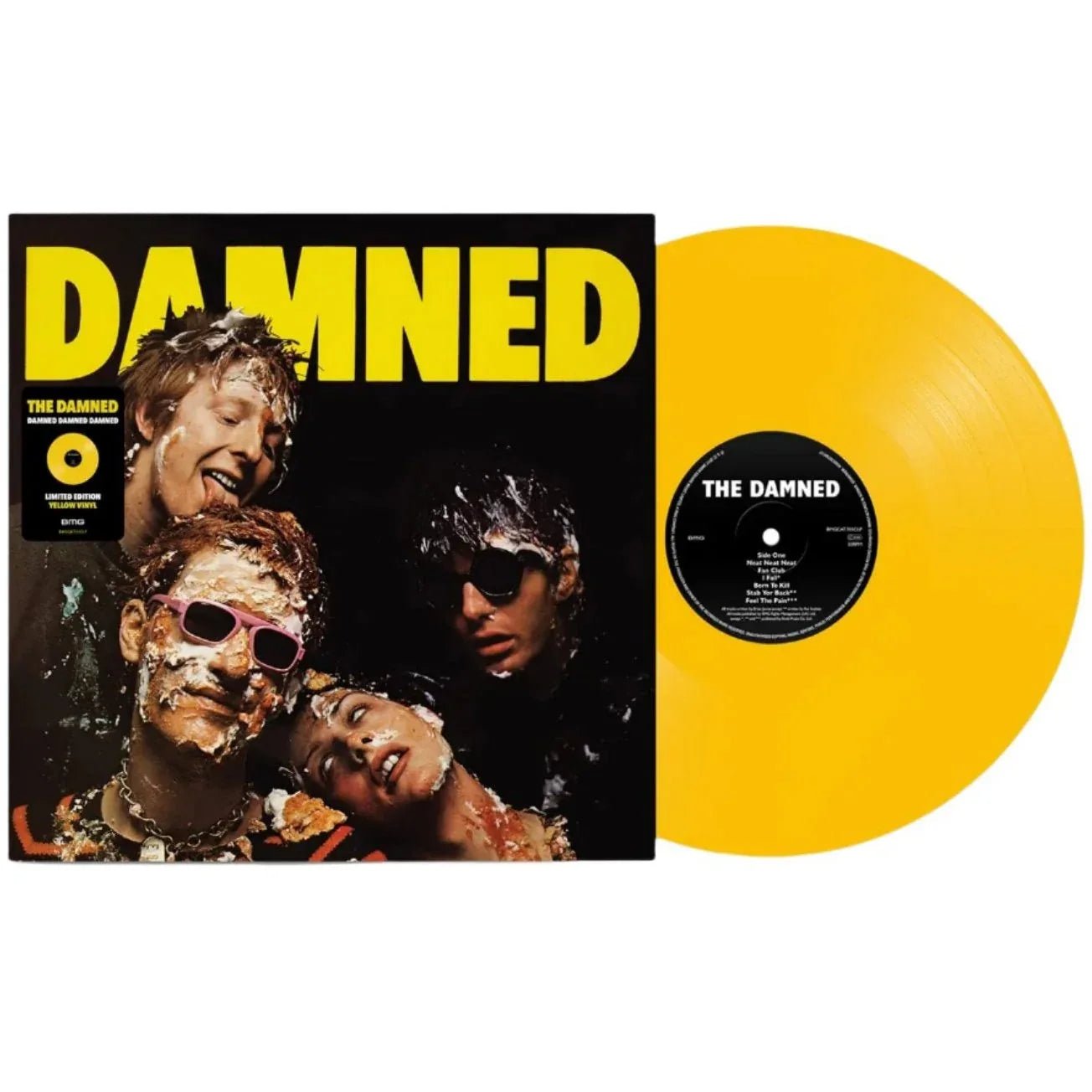 The Damned - Damned Damned Damned (Limited Edition, Yellow Vinyl) (LP) - Joco Records