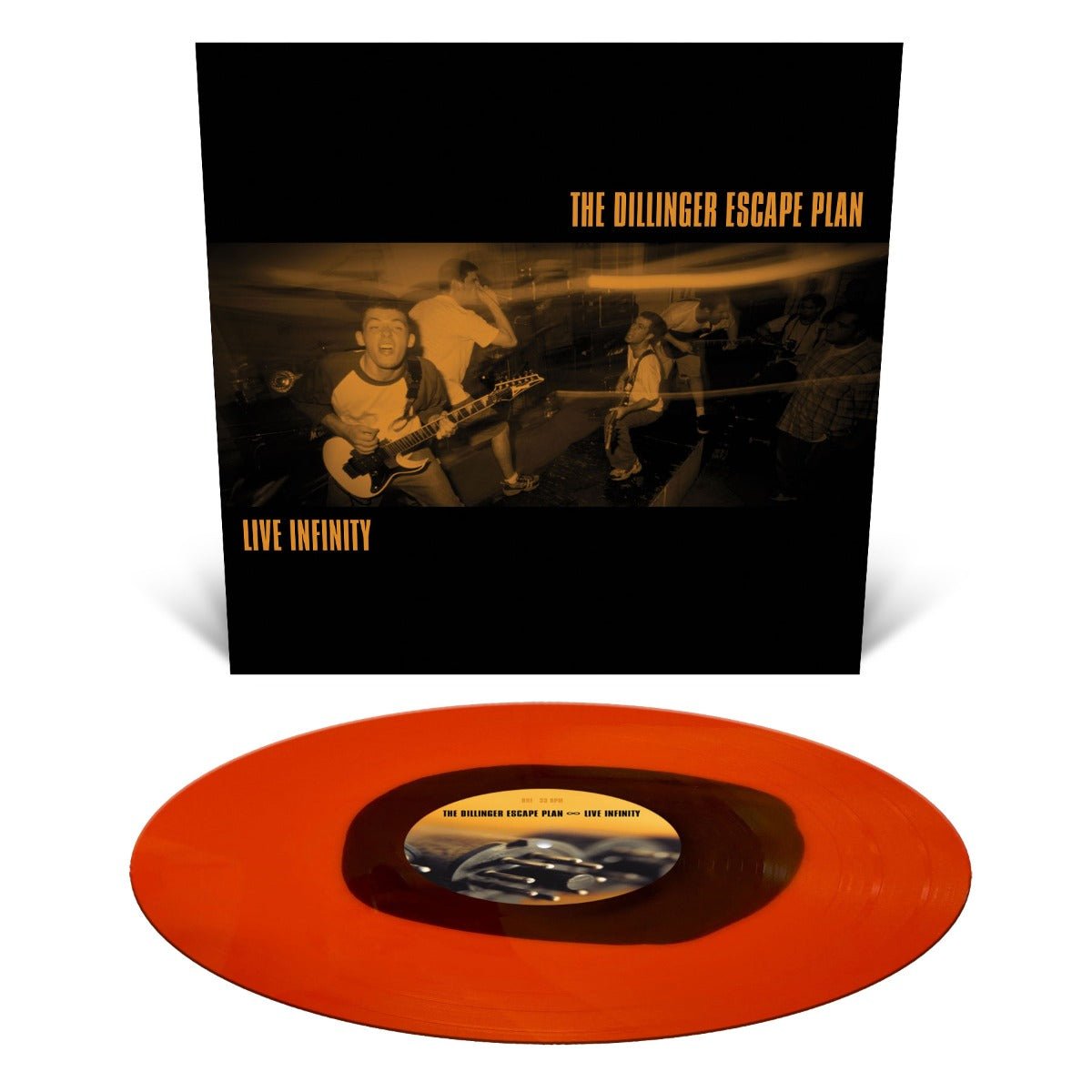 The Dillinger Escape Plan - Live Infinity (Black & Orange Krush Vinyl) (LP) - Joco Records