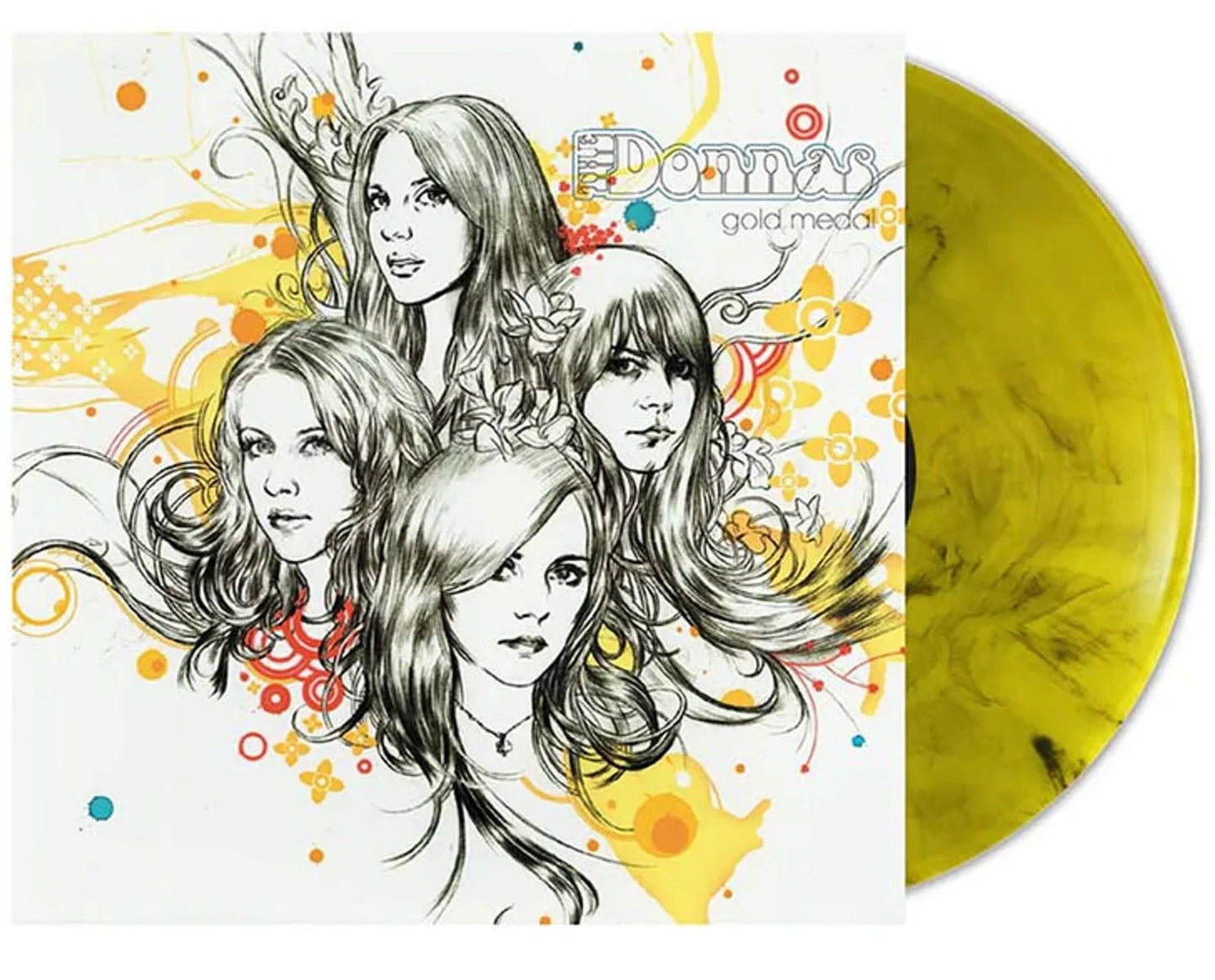 The Donnas - Gold Medal (Limited Edition, Poster, Gold Smoke Vinyl) (LP) - Joco Records