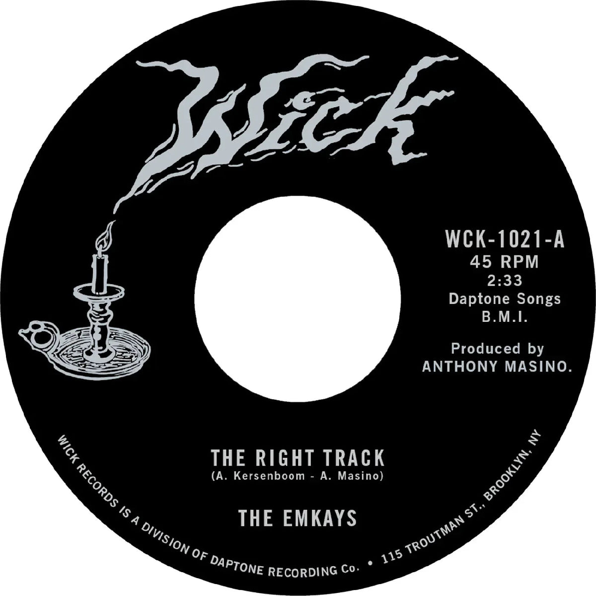 The Emkays - The Right Track B/W Make It True (7-Inch Vinyl Single) - Joco Records