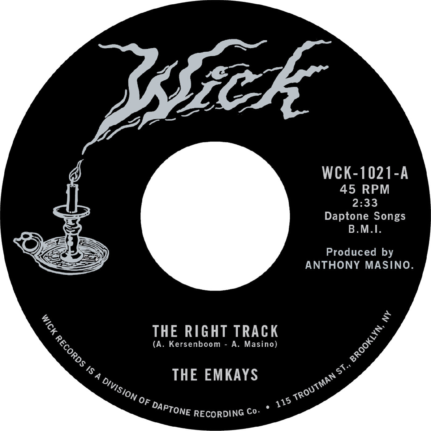 The Emkays - The Right Track B/W Make It True (Vinyl)