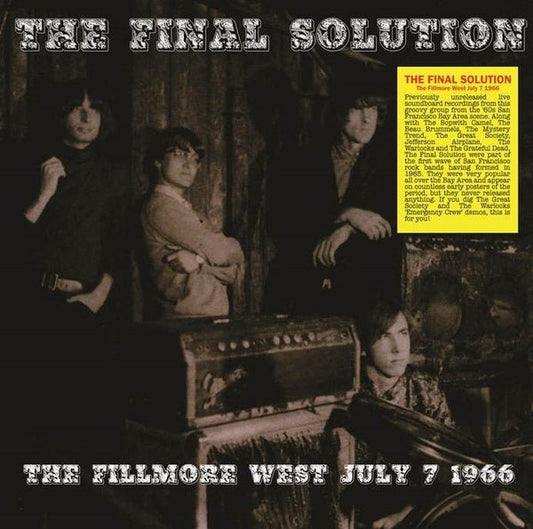 The Final Solution - The Fillmore West July 7 1966 (LP) - Joco Records