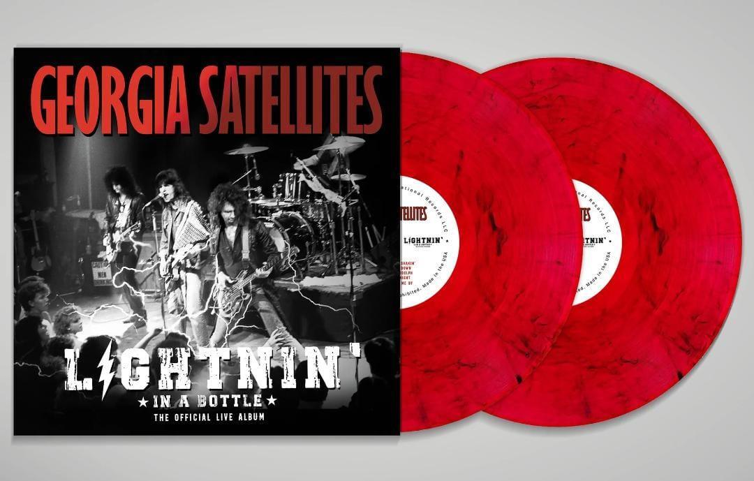 The Georgia Satellites - Lightnin' In A Bottle: The Official Live Album (Indie Exclusive, Red & Black Smoke Vinyl) (2 LP) - Joco Records