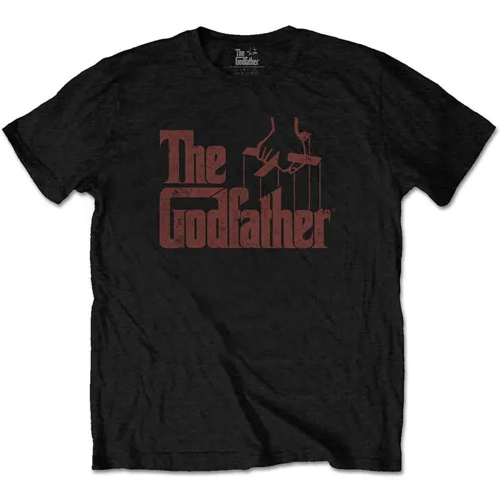 The Godfather - Logo Brown On Black (T-Shirt) - Joco Records