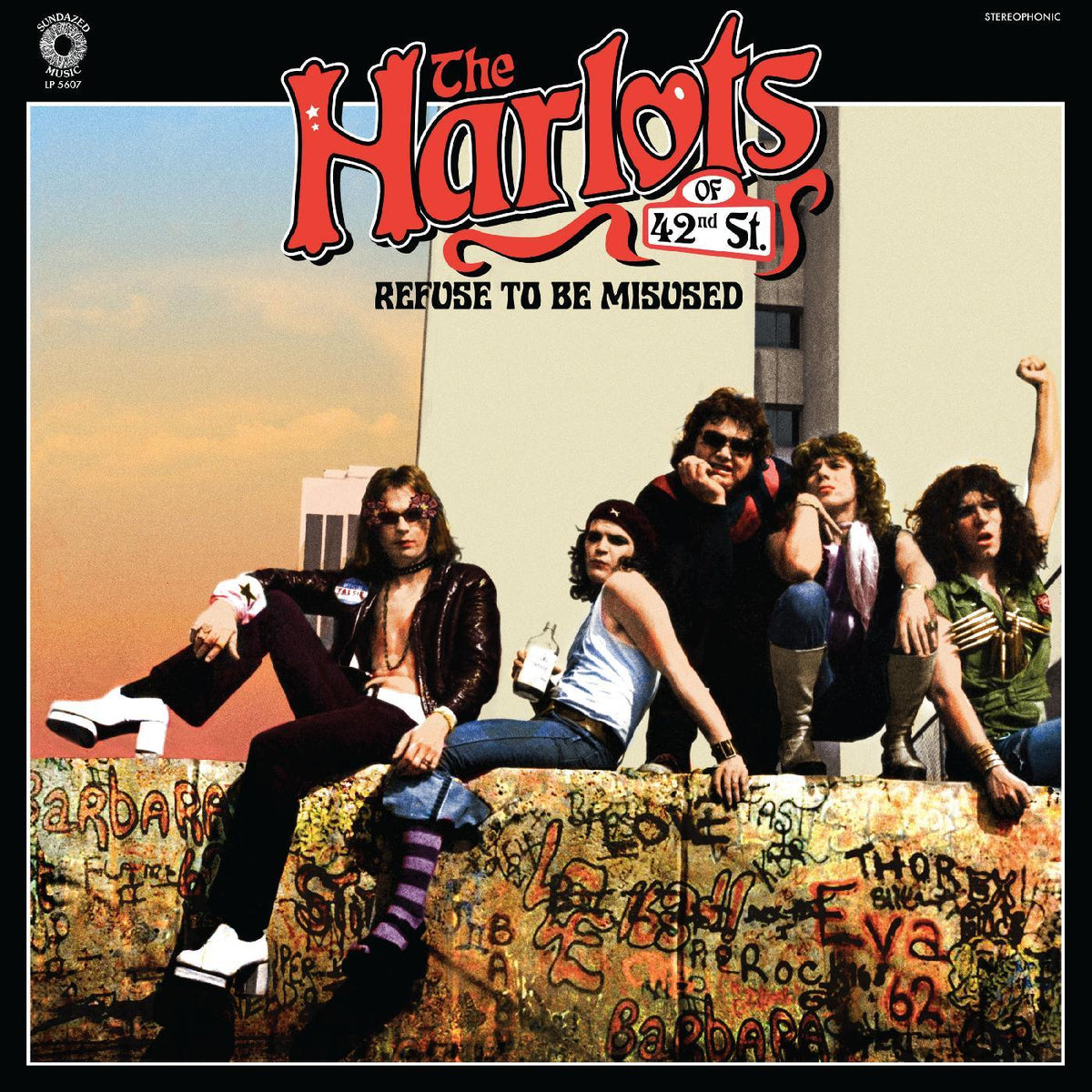 The Harlots Of 42Nd Street - Refuse To Be Misused (Pink Vinyl) (LP) - Joco Records