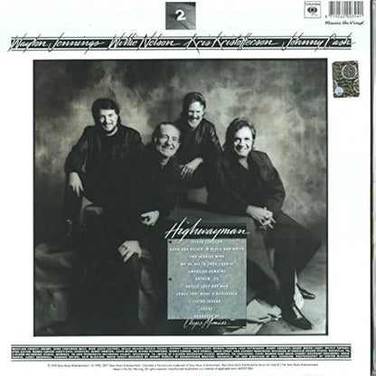 The Highwaymen (Cash, Nelson, Jennings, Kristoffer) - Highwayman 2 (180 Gram) (2 LP) - Joco Records