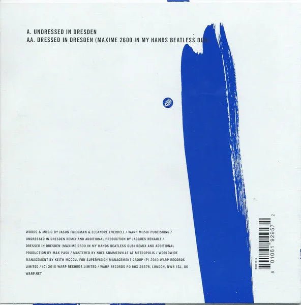The Hundred In The Hands - Undressed In Dresden (7-Inch Vinyl Single) (7-Inch Single) - Joco Records