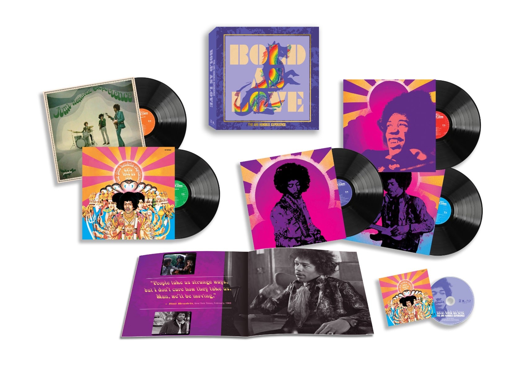 The Jimi Hendrix Experience - Bold As Love (5 LP + Blu-Ray Box Set)